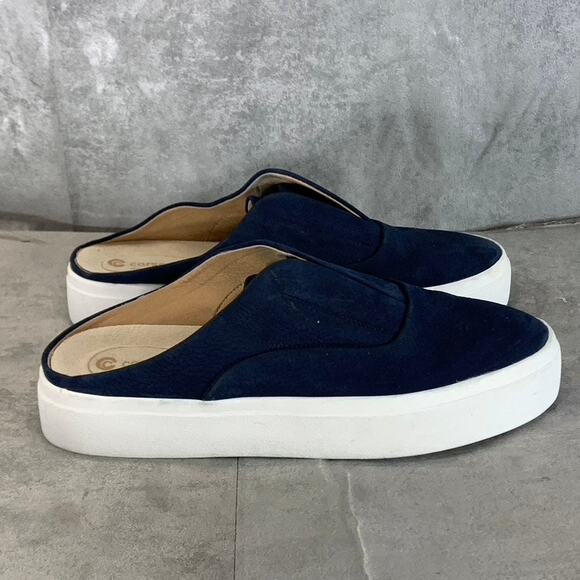 Corso Como Shoes - CC CORSO COMO Women's Peacoat Trena Platform Slip-On Mules SZ 7.5